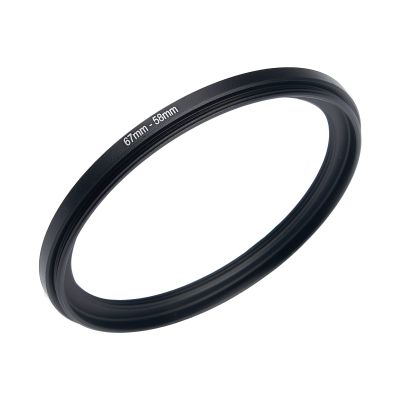 67mm to 58mm Step-Down Rings Filter Adapter for All Brands UV ND CPL Metal Step-Down Rings Adapter Filter