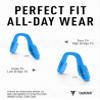 ToughAsNails Standard Fit Blue Replacement Nose Pads Pieces for Oakley Nxtlvl OX8028 Sunglasses view 2