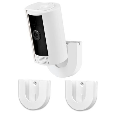 2 Pack Strong Adhesive Wall Mount for Ring Indoor Cam(2nd Gen and 1st Gen),Two Ways Easy Installation, No Drilling or Screw Secured Fixed (Ring Indoor Cam is not Included)