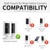 2 Pack Strong Adhesive Wall Mount for Ring Indoor Cam(2nd Gen and 1st Gen),Two Ways Easy Installation, No Drilling or Screw Secured Fixed (Ring Indoor Cam is not Included) view 2