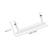 No Drill Desk Wire Cord Management Rack Cord Storage Organizer for Under Desk view 2