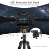Andoer 184cm/72.4in Portable Photography Tripod Horizontal Camera Tripod Stand Monopod Aluminum Alloy 8kg/17.6lbs Load Capacity with 360 Rotatable Ballhead Carrying Bag for DSLR Camera Camcorder view 3