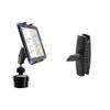 ARKON Car Cup Holder Tablet Mount for Apple iPad Air 2 iPad Pro iPad 4 3 2 Retail Black (TABRM023) & Robust Mount Shaft Black Retail (SP-RM250) view 1