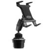 ARKON Car Cup Holder Tablet Mount for Apple iPad Air 2 iPad Pro iPad 4 3 2 Retail Black (TABRM023) & Robust Mount Shaft Black Retail (SP-RM250) view 3
