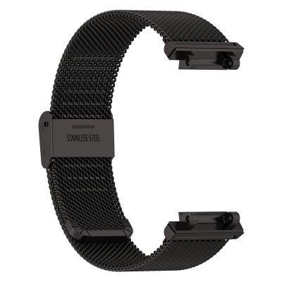 Chofit Mesh Band Compatible for Amazfit T-rex2 Stainless Steel Strap Replacement Bands Metal Mesh Wristband Strap for Amazfit T-rex2 (Black)