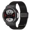 Chofit Mesh Band Compatible for Amazfit T-rex2 Stainless Steel Strap Replacement Bands Metal Mesh Wristband Strap for Amazfit T-rex2 (Black) view 2