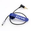 Eonvic Red Monstro 8k VV Camera Timecode Cable 3.5mm Right Angle Locking TRS to Straight Mini 4-Pin view 2