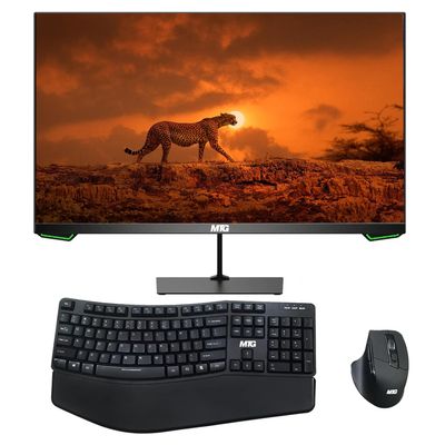 TechMagnet All in one Desktop Computer,Cheetah 6,Intel Core i5 8th Gen,8GB DDR3,480GB SSD,New 22 inch LED,MTG Wireless Ergonomic Keyboard Mouse,USB Wi-Fi,Windows 11(Renewed)