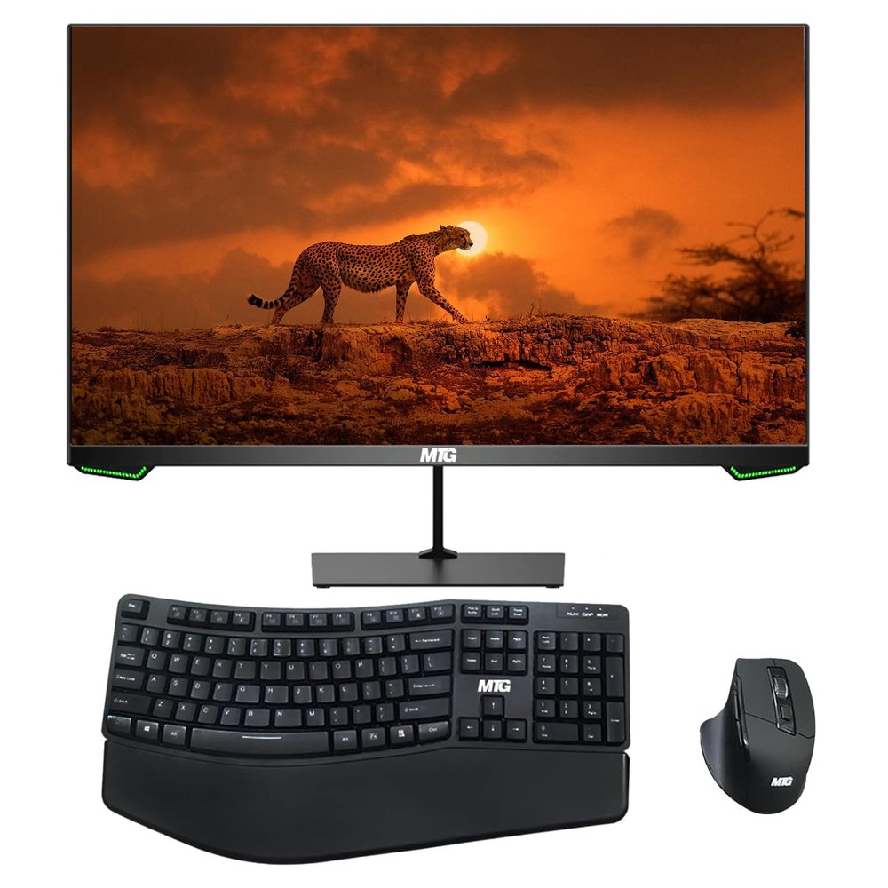 TechMagnet All in one Desktop Computer,Cheetah 6,Intel Core i5 8th Gen,8GB DDR3,480GB SSD,New 22 inch LED,MTG Wireless Ergonomic Keyboard Mouse,USB Wi-Fi,Windows 11(Renewed)