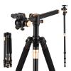 Andoer 184cm Portable Photography Tripod Horizontal Camera Tripod Stand Monopod Aluminum Alloy 8kg Load Capacity with 360 Rotatable Ballhead Carrying Bag for DSLR Camera Camcorder Smartphone view 1