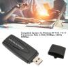 USB Adapter, 300Mbps High Speed Network Adapter 2.4Hz 5GHz Band Internet Network Adapter Mini Dongle for Desktop PC Laptop view 2