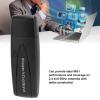 USB Adapter, 300Mbps High Speed Network Adapter 2.4Hz 5GHz Band Internet Network Adapter Mini Dongle for Desktop PC Laptop view 3
