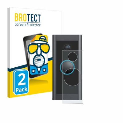 brotect Screen Protection Film 2-Pack Compatible with Ring Video Doorbell Wired Anti Glare Screen Protector [Matte, Scratch Proof]