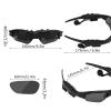 ASHATA Smart Bluetooth Sunglasses, Removable Polarized Sports Sunglasses with Stereo Handsfree Headset, Bluetooth Headset Sunglasses for Cycling Driving view 2