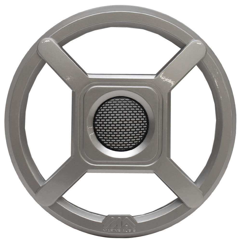 ASA Electronics Boat Speaker Grille Cover RGMACX1SS | 6 1/2 Inch Silver