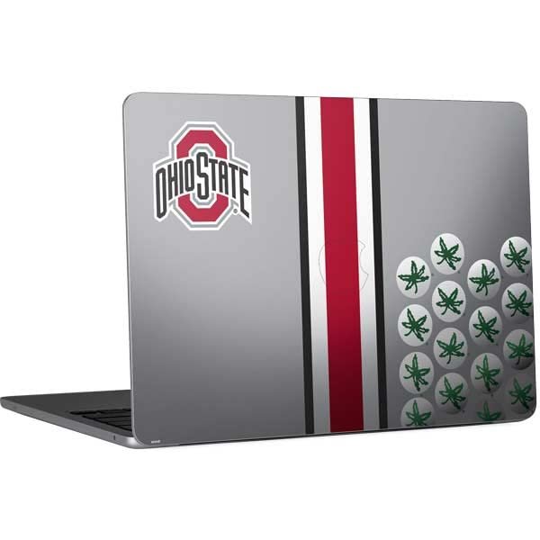 Skinit Laptop Decal Skin Compatible with MacBook Air 13.6in M2 (2022) - Officially Licensed Ohio State University Ohio State University Buckeyes Design