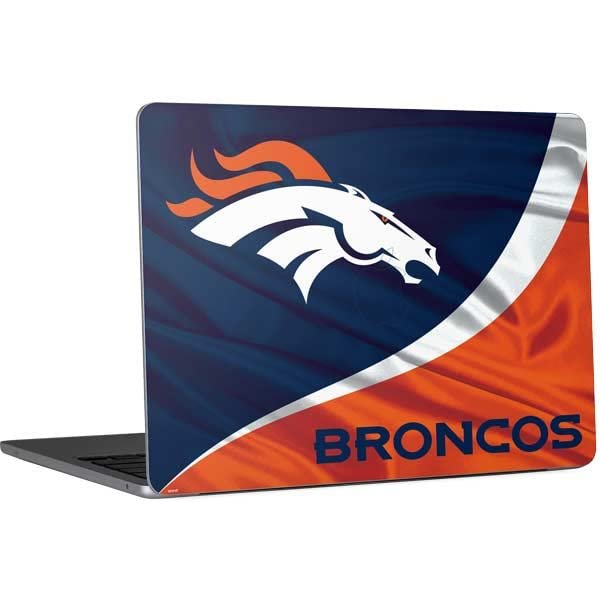 Skinit Laptop Decal Skin Compatible with MacBook Air 13.6in M2 (2022) - Officially Licensed NFL Denver Broncos Design