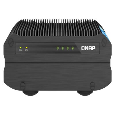 QNAP TS-i410X-8G-US 4 Bay High-Speed fanless Industrial NAS with dual-10GBe, Intel Atom CPU, 8GB DDR4 Memory and 2.5GbE (2.5G/1G/100M) Network Connectivity (Diskless)