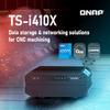 QNAP TS-i410X-8G-US 4 Bay High-Speed fanless Industrial NAS with dual-10GBe, Intel Atom CPU, 8GB DDR4 Memory and 2.5GbE (2.5G/1G/100M) Network Connectivity (Diskless) view 4