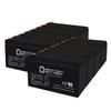 Mighty Max Battery 12V 7Ah F2 Replacement Battery for Tripp Lite SU2200RM2U - 8 Pack view 1