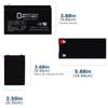 Mighty Max Battery 12V 7Ah F2 Replacement Battery for Tripp Lite SU2200RM2U - 8 Pack view 2