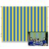 KUKUSOUL 7x5ft Yellow and Blue Horizontal Striped Photography Backdrop Birthday Party Decoration Photo Studio Props Banner Adult Elder Girl Boy Wallpaper KU268 view 1