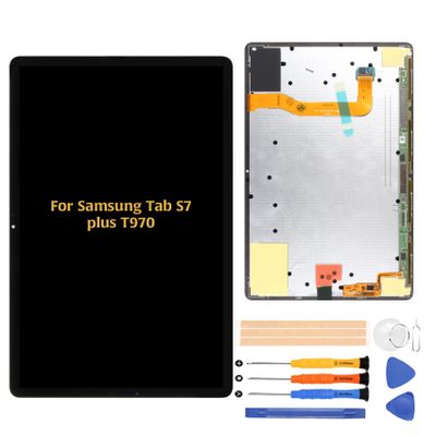 A-MIND (AMOLED) For Samsung Galaxy Tab S7 Plus 12.4" Screen Replacement,for Samsung Galaxy Tab S7+ T970 T975 T976 T978 T975N T976B LCD Display Full Assembly Repair Kits,with Screen Protector+Tools
