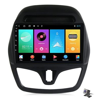 Double Din Android 11.0 Car Stereo GPS Navigation Replacement for 2015-2018 Chevrolet Spark Beat with Carplay Android Auto Bluetooth 5.0 4G LTE Head Unit Multimedia Player