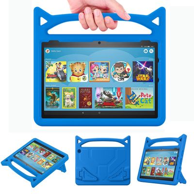 2021 10 inch Tablet Case, Tablet 10 Kids Case- Auorld Kids-Proof Lightweight Case with Stand for 10 inch Tablets 12th Generation-Blue