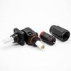 for Surlok Plus Right Angle Busbar Lug Plug and Socket 6mm 25mm Black IP65 (120A) view 3