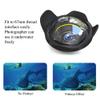 Sea frogs Camera Lens Wide Angle 67mm Interface Compatible with Sony Nikon Fujifilm Camera Seafrogs Waterproof Housing Underwater Diving Fisheye view 4