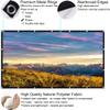 HD Movie Projection Screen with Hook Up, 150 Inch 16:9 HD Foldable Anti-Crease Portable Movie Projector Screen for Outdoor Use, Home Theater Backyard Movie Night view 3