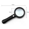 Feilx Magnifying Glass with Light, Lighted Magnifying Glass 6 X with 9 LED Lights for Seniors Magnifying Glass for Reading, Inspection, Coins, Jewelry, Explorin view 2