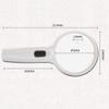 Feilx Magnifying Glass with Light, 3X 4.5X Handheld Lighted Magnifier, Suitable for Reading, Jewellery, Crafts, Lnspection, Science view 2