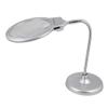 Feilx Lighted Desktop Magnifier Illuminated Tabletop 2X 5X Magnifying Glass with 2 LEDs-Hands Free Magnifying Glass Magnifier for Reading view 1