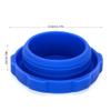 3 Pcs Water Jug Cap, 2.17 x 2.17 x 0.79 inch 5 Gallon Water Jug Cap Silicone Reusable Replacement Cap Water Bottle Reusable Replacement Cap (Blue) view 2