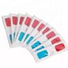 Hony 10 Pairs 3D Paper Glasses, Red and Cyan Lens in White Frame Anaglyph Cardboard for 3D Movie, Magazine, and Books,Folded view 1