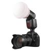 Godox AK-R22 Diffusion Dome for Godox AD100Pro Godox V1 Series Round Head Flash Godox AD200Pro(with H200R), Collapsible Light Modifier for Photography, Offers Even Soft Light view 3