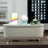 Cable Management Box, Cord Organizer Hide & Conceal, Office and Management Solution, Beige view 2