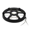 ASA Electronics Boat LED Speaker Grille UMCX650SGBX | Black 6 3/4 Inch view 2