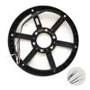 ASA Electronics Boat LED Speaker Grille UMCX650SGBX | Black 6 3/4 Inch view 3