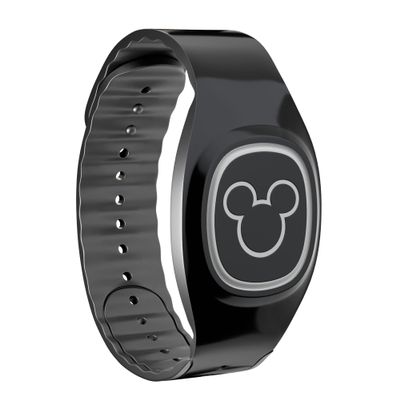 Design Skinz Solid State Black Skin Decal Vinyl Full-Body Wrap Kit Compatible with Disney MagicBand+ (MagicBand+ Not Included)