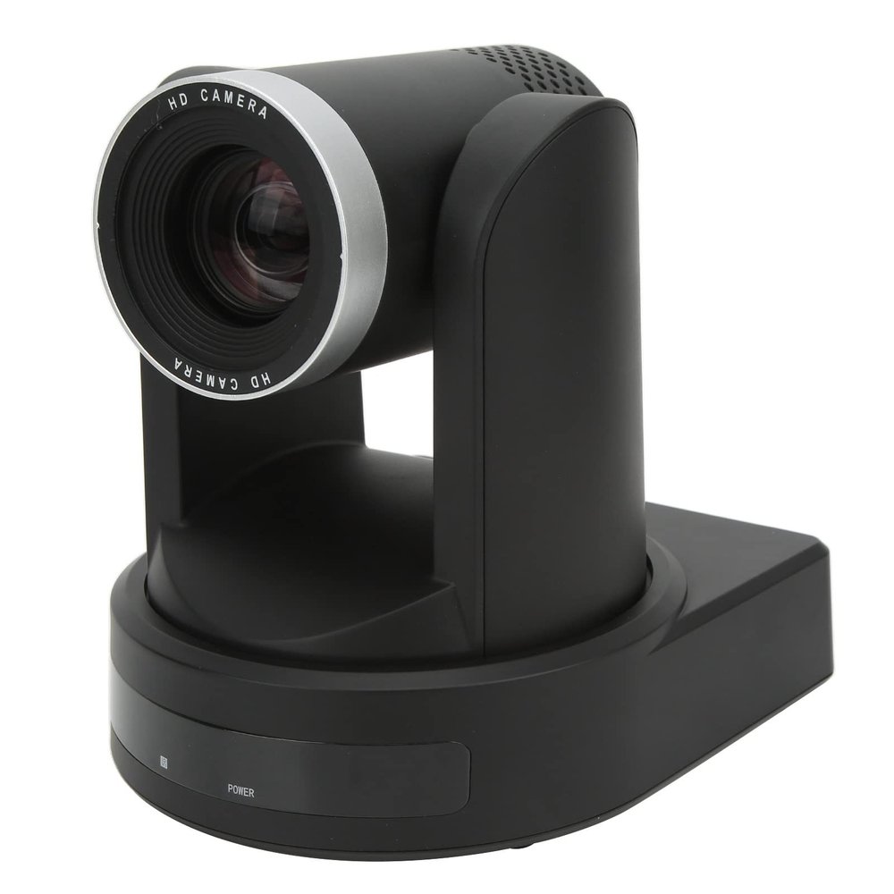 1080P 20X PTZ Camera, Optical Zoom 1080P 60FPS Video Camera, Support Multi Angle Rotation Omnidirectional Photography 2D and 3D Noise Reduction, for Live Broadcasting Online