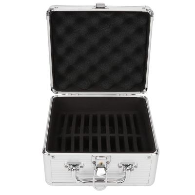 Dpofirs 2.5" Hard Drive Storage x, HDD Storage x Suitcase with 20 Bays, External Hard Drive Carrying Case with Safety Lock Design