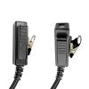 2 Pin Walkie Talkie Earphone Earpiece with Mic D Shape Ear Hook Headset PTT Compatible for Baofeng Kenwood Two Way Radio view 3