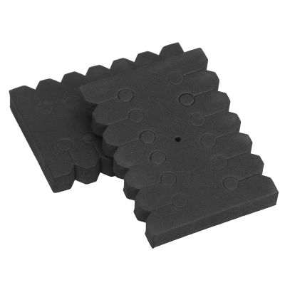 VBESTLIFE Archery Separator Rack,20Pcs Archery EVA Black Rectangular 12 Arrows Separator Storage Holder Accessories