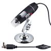 40X-1000X Portable Dual Light Metal Frame Microscope with 25-Piece Prepared Slides Set and Tweezers Plus Bonus Handheld Multi-USB Digital Microscope for PC and Android view 2