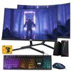 TechMagnet All in one Desktop Computer,Cheetah 6,Intel Core i5 8th Gen,8GB DDR3,120GB SSD,New Dual 24 inch Curved Display,MTG RGB Keyboard Mouse,RGB Speaker,Webcam,USB Wi-Fi,Windows 11(Renewed) view 1