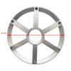 ASA Electronics Boat Speaker Grille UMCX650SGS | 6 1/2 Inch Silver view 4