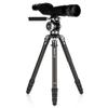 Benro Mammoth 4-Section Carbon Fiber Tripod with WH15 Wildlife 2-Way Fluid Head  Heavy-Duty 75 mm Bowl, 8-Stop Counterbalance, Dual-Pan Function, Professional Wildlife/Telephoto Kit (TMTH44CWH15) view 3